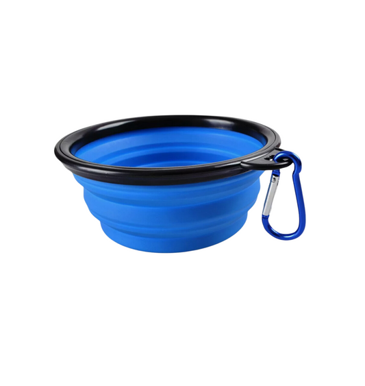 Collapsible Pet Bowl - Blue (350ml)