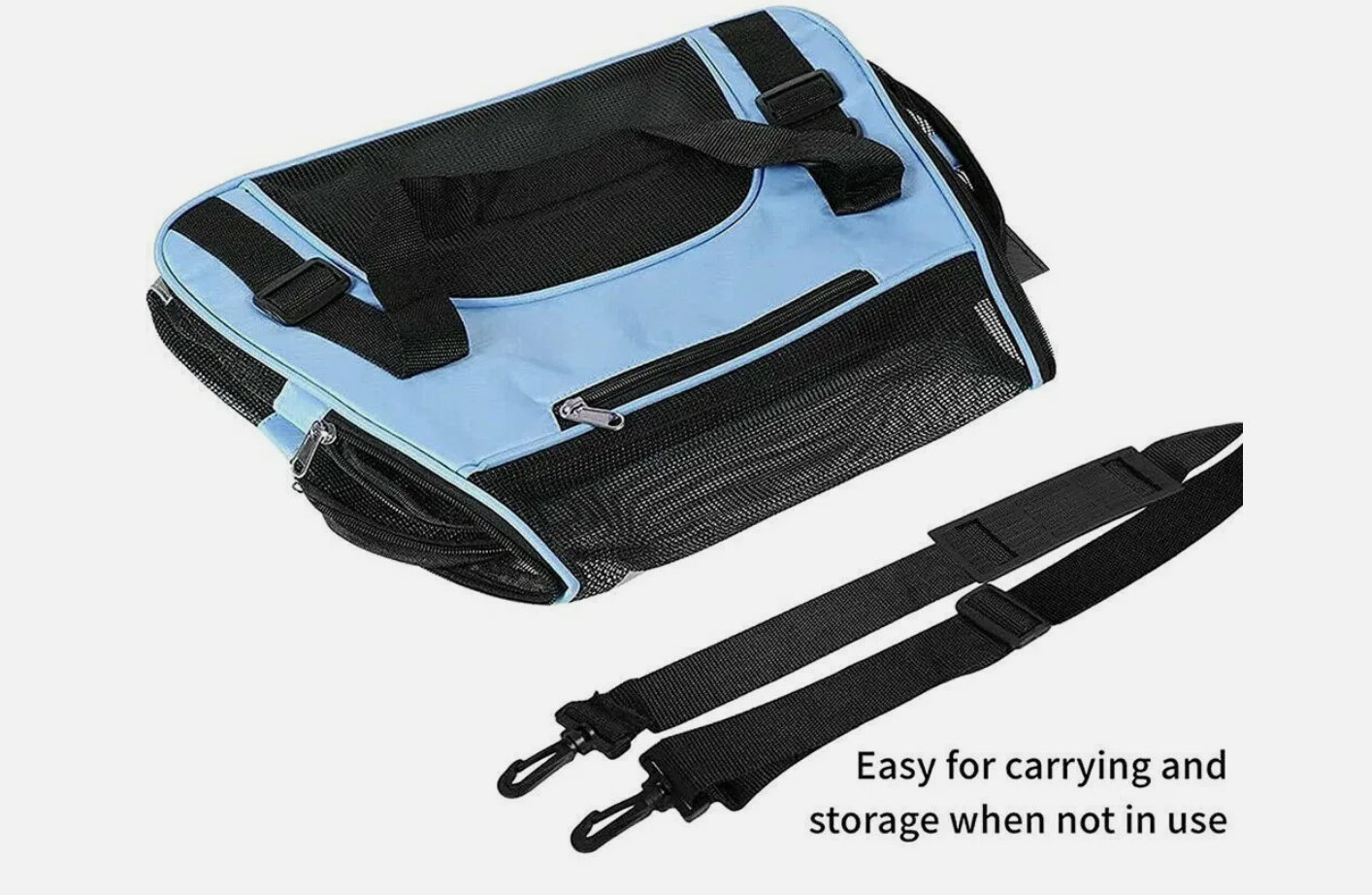 Expandable & Foldable Pet Carrier Bag