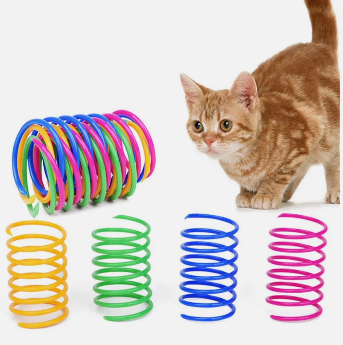 Cat Bouncy Springs (set of 4)